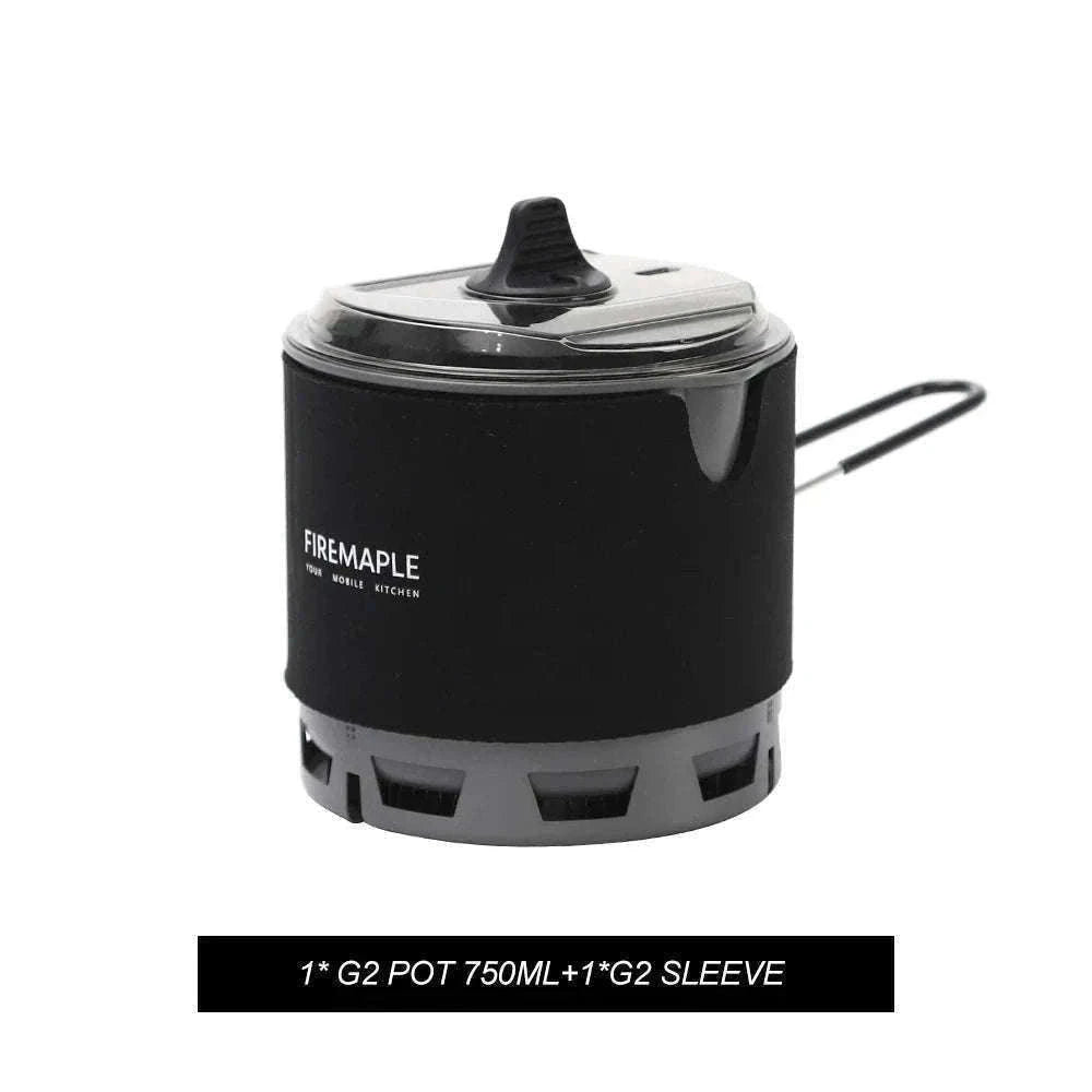 Ultralight Heat Exchanger Pot 750ml-G2 POT with Sleeve / Russian Federation