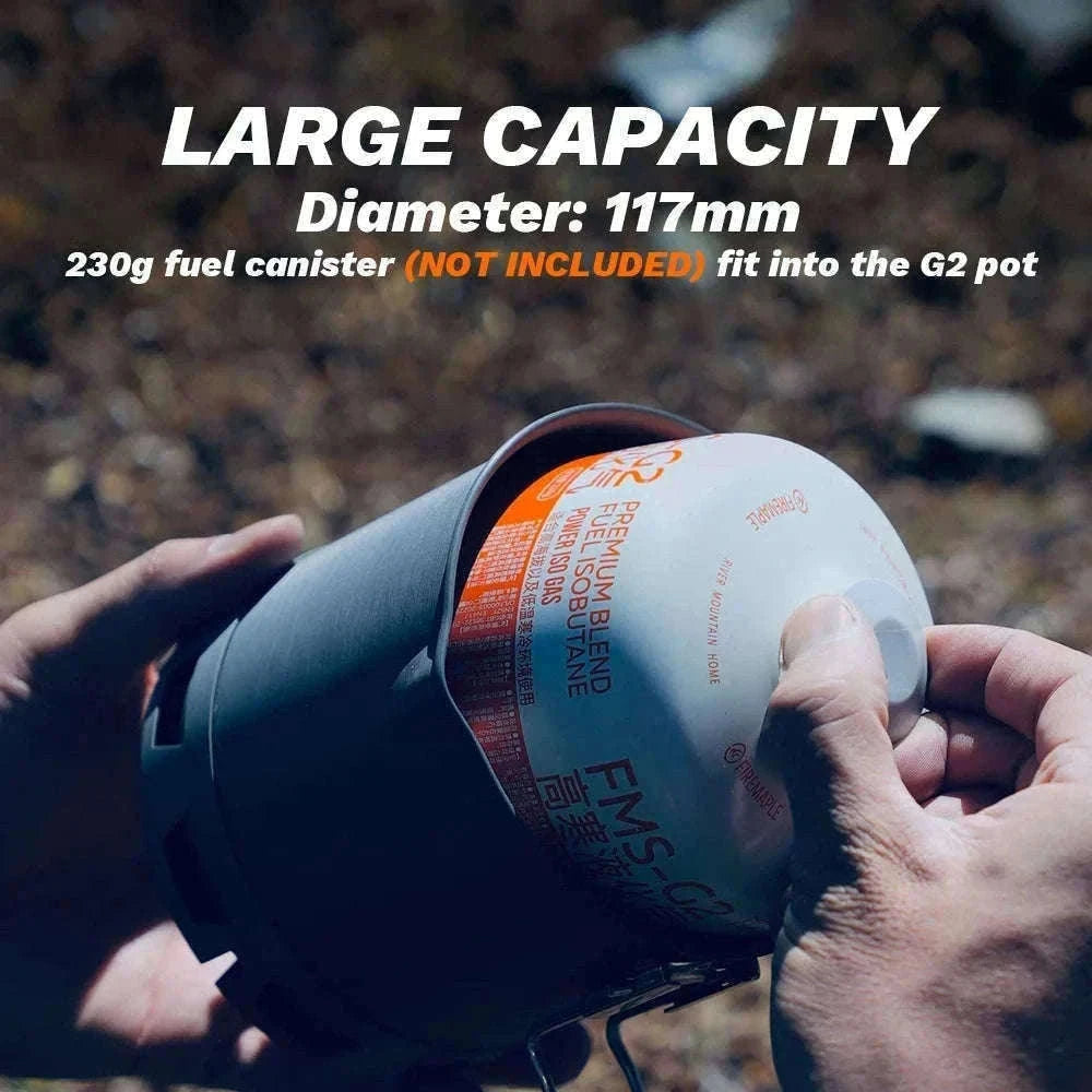 Ultralight Heat Exchanger Pot 750ml-G2 POT with Sleeve / Russian Federation