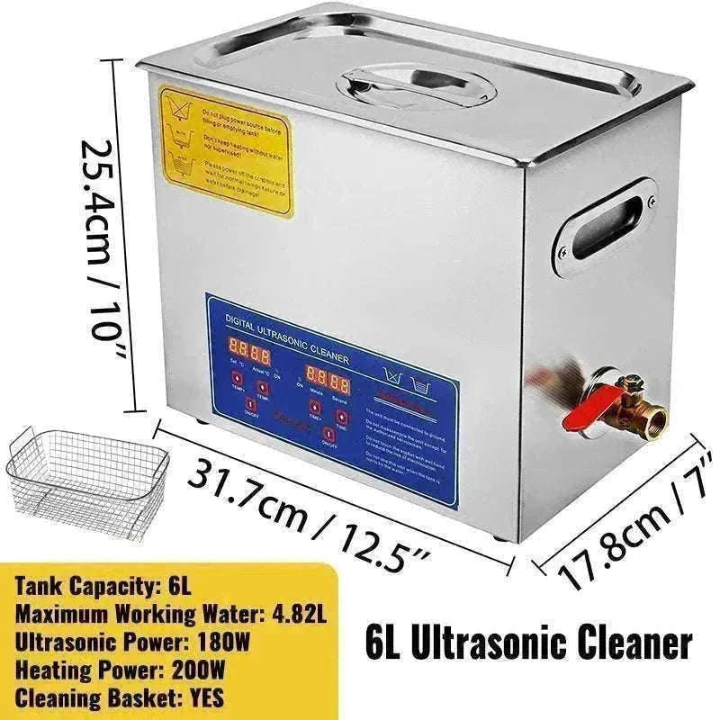 Ultrasonic Cleaner 1.3L–30L with Heat & Digital Timer Control-30L / CZECH REPUBLIC