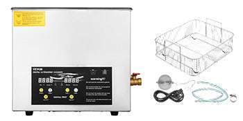 Ultrasonic Cleaner 2L–15L 40kHz Deep Cleaning Machine with Heat-2L / Poland