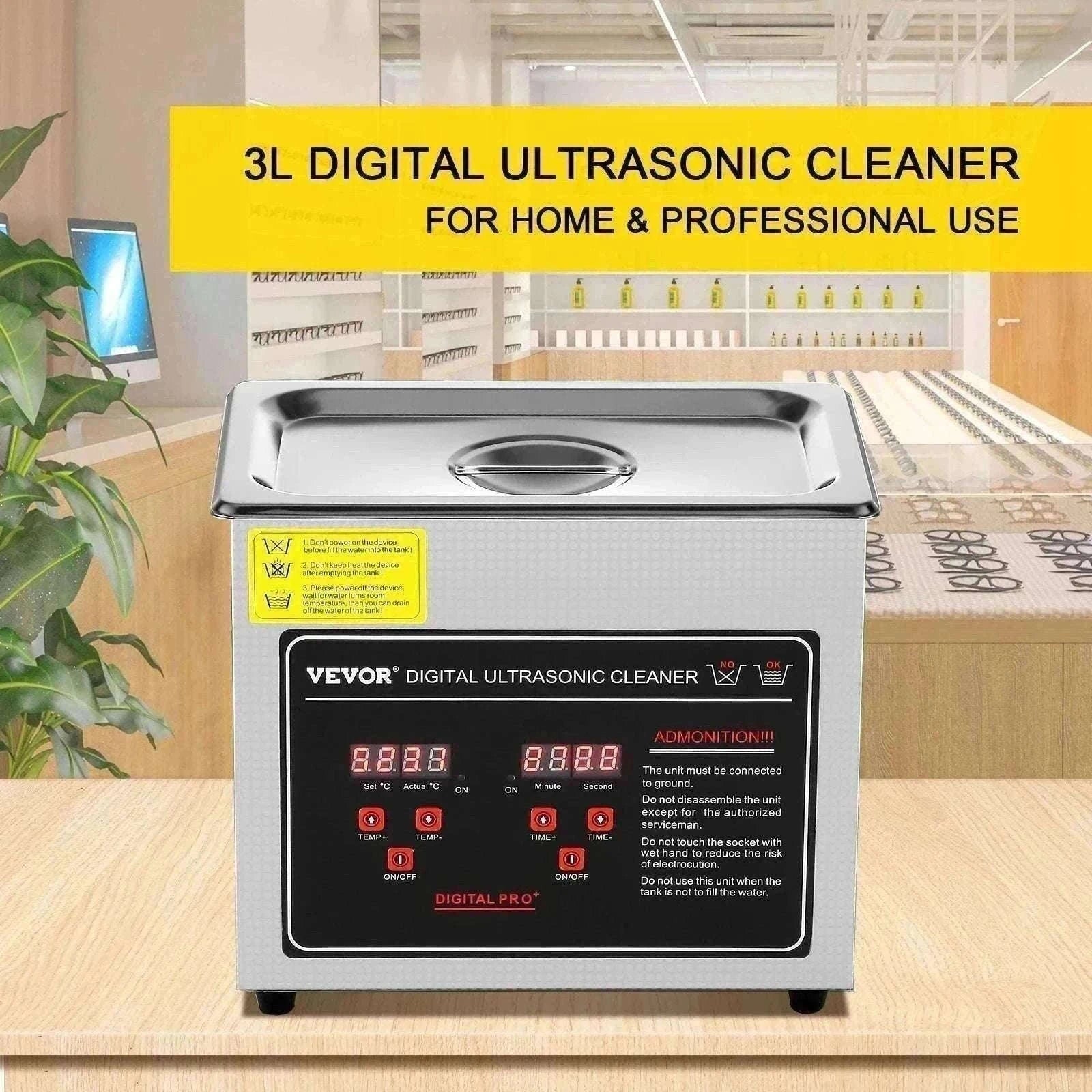 Ultrasonic Cleaner 2L–30L Stainless Steel Deep Cleaning Machine-30L / GERMANY