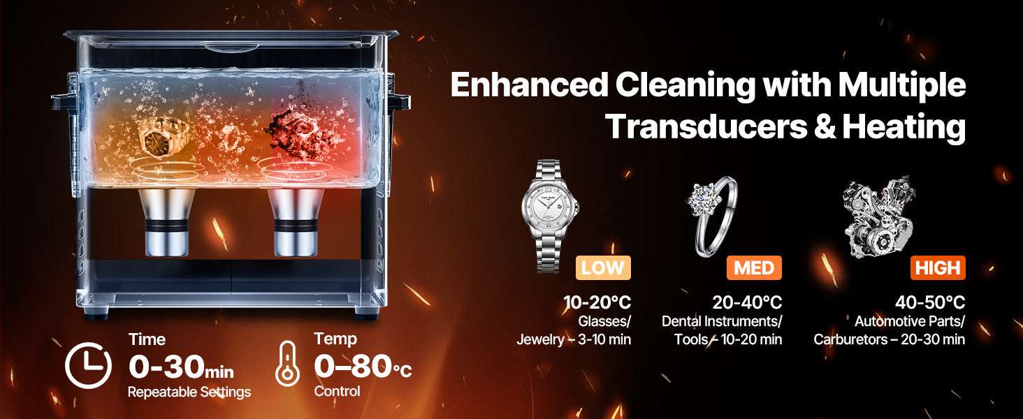 Ultrasonic Cleaner 6L–30L Stainless Steel Bath for Jewelry & Parts-6L / United States