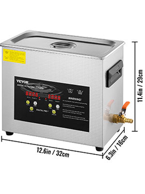 Nettoyeur à ultrasons 2L–15L 40kHz Machine de nettoyage en profondeur avec chauffage
