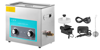 6L Ultrasonic Record Cleaner with Knob Control