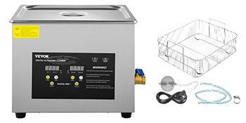 Nettoyeur à ultrasons 2L–15L 40kHz Machine de nettoyage en profondeur avec chauffage