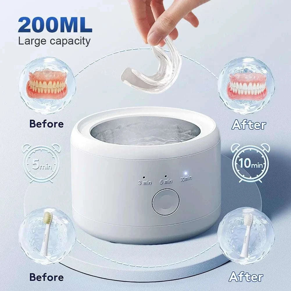Ultrasonic Cleaner for Jewelry, Glasses & Dentures USB Rechargeable-