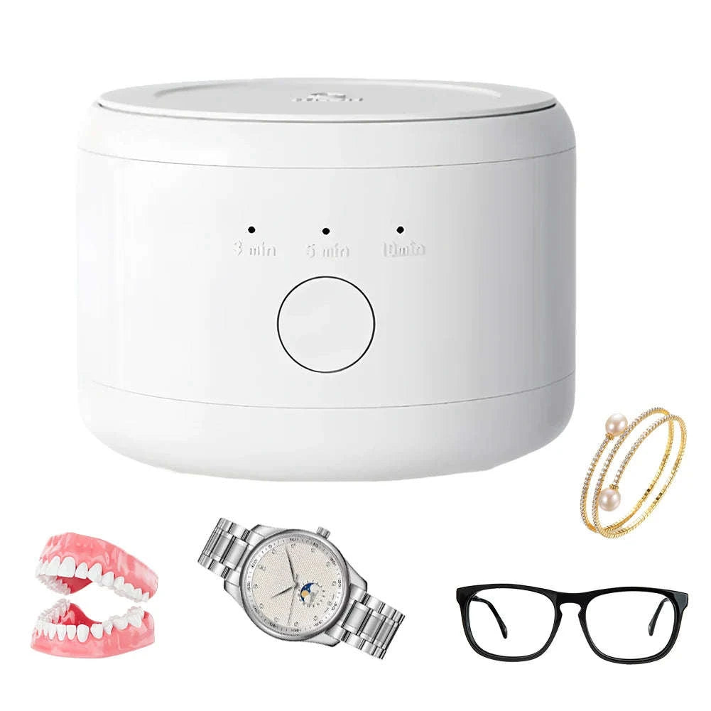 Ultrasonic Cleaner for Jewelry, Glasses & Dentures USB Rechargeable-france