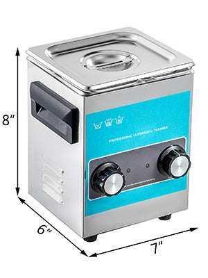 Ultrasonic Cleaner with Heating 2L–30L Deep Cleaning Machine-6.5 L / spain