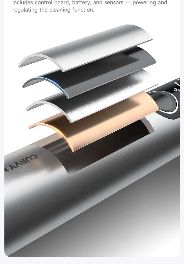 Ultrasonic Dental Scaler with LED Light & 5 Cleaning Modes-as show