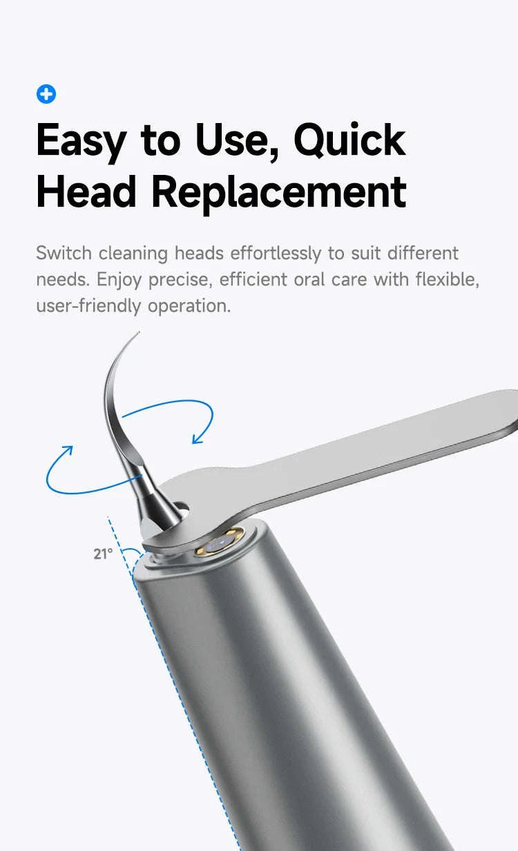 Ultrasonic Tooth Cleaner with Camera Tartar Remover Tool-as show