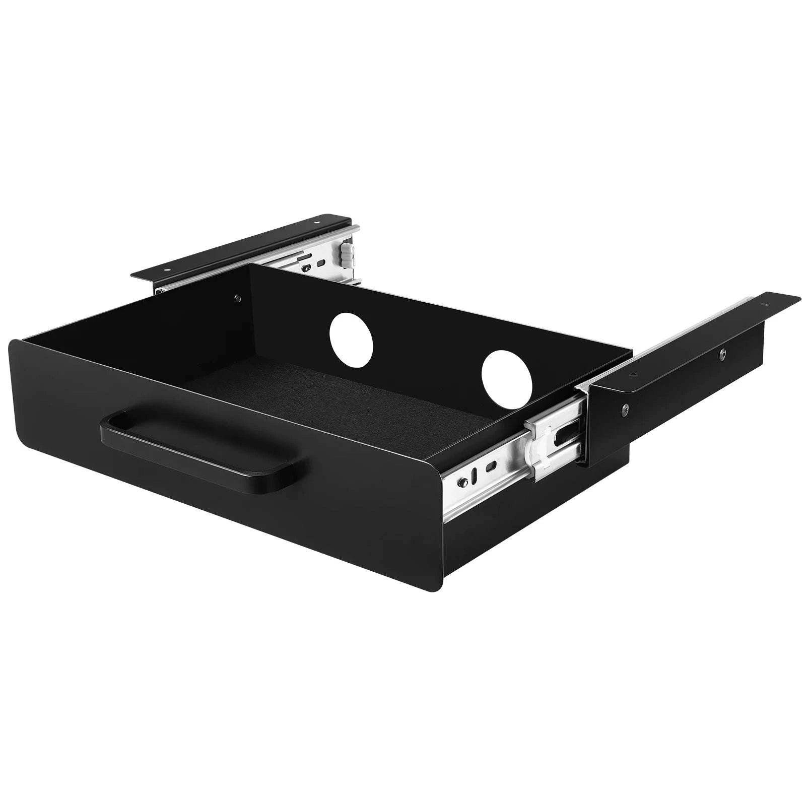 Under Desk Pull-Out Drawer Organizer with Smooth Slide Storage-13 in / United States