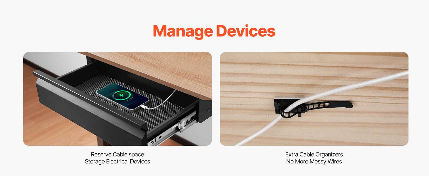 Under Desk Sliding Storage Drawer Organizer for Clean Workspace-30in / United States