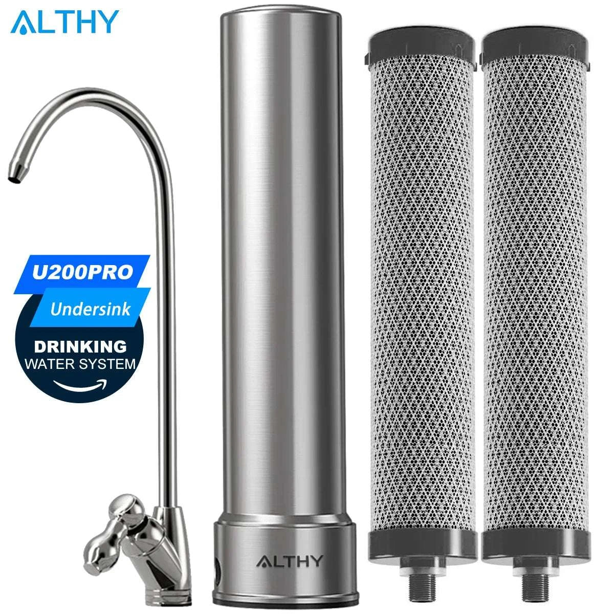 Under Sink Water Filter System with Faucet – 5 Stage Purifier-Host and 2xFilter / China Mainland