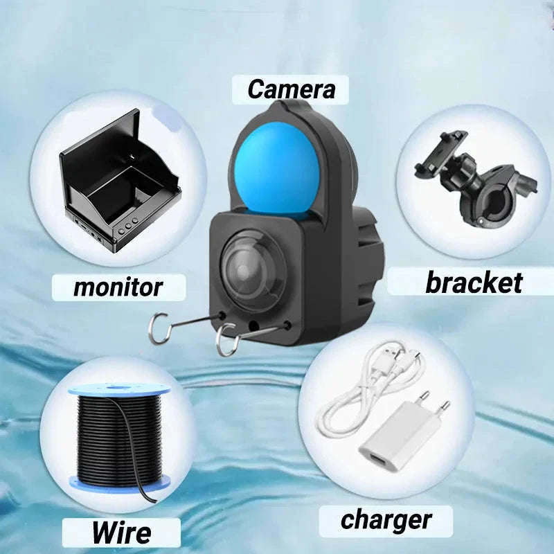 Underwater Fishing Camera with 4.3" Monitor and Night Vision-30M / United States
