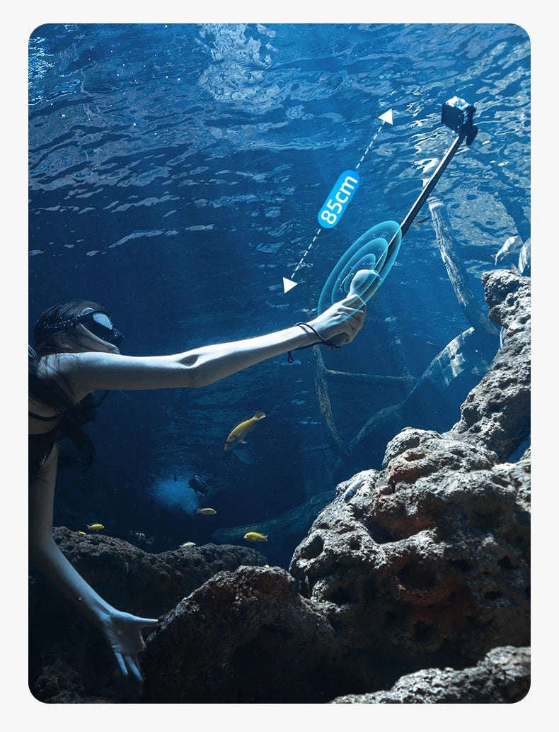 Underwater Selfie Stick with Wireless Remote for GoPro-Diving Selfie Stick
