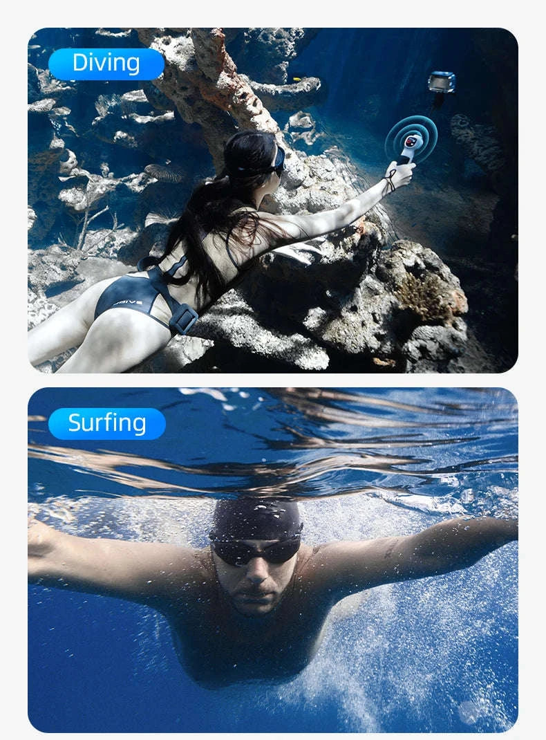 Underwater Selfie Stick with Wireless Remote for GoPro-Diving Selfie Stick