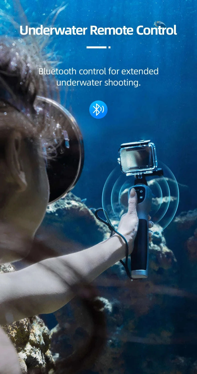 Underwater Selfie Stick with Wireless Remote for GoPro-Diving Selfie Stick