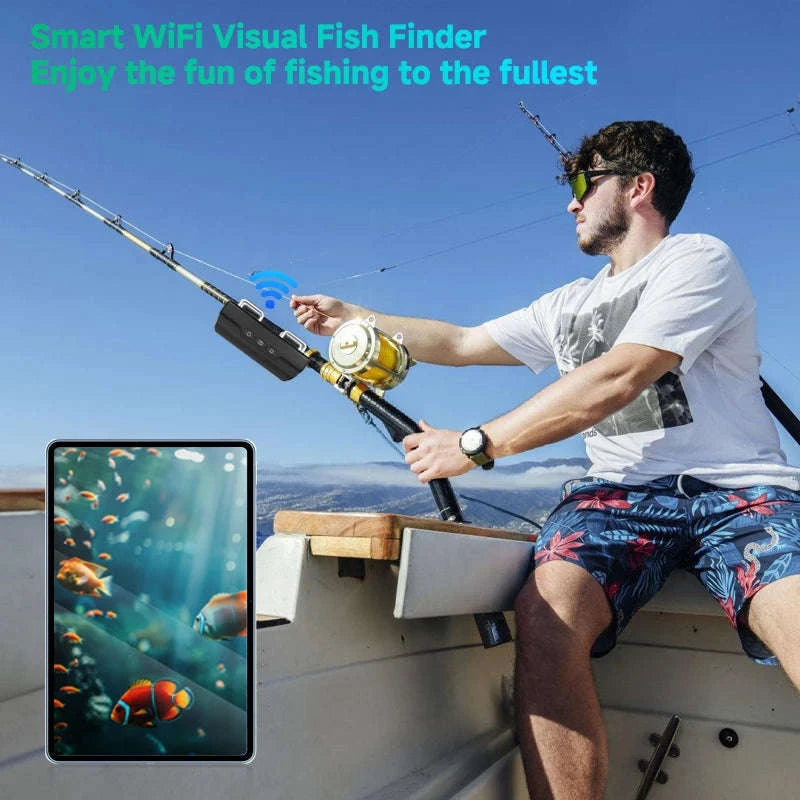 Underwater Wi‑Fi Fishing Camera with Night Vision and 50m Cable-50m