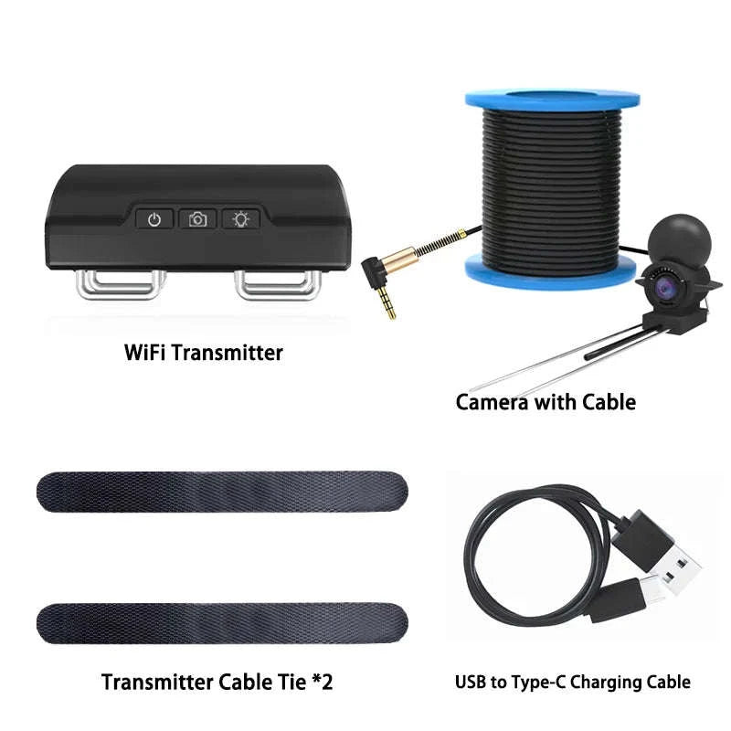 Underwater Wi‑Fi Fishing Camera with Night Vision and 50m Cable-50m