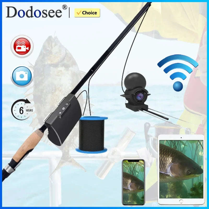 Underwater Wi‑Fi Fishing Camera with Night Vision and 50m Cable-50m
