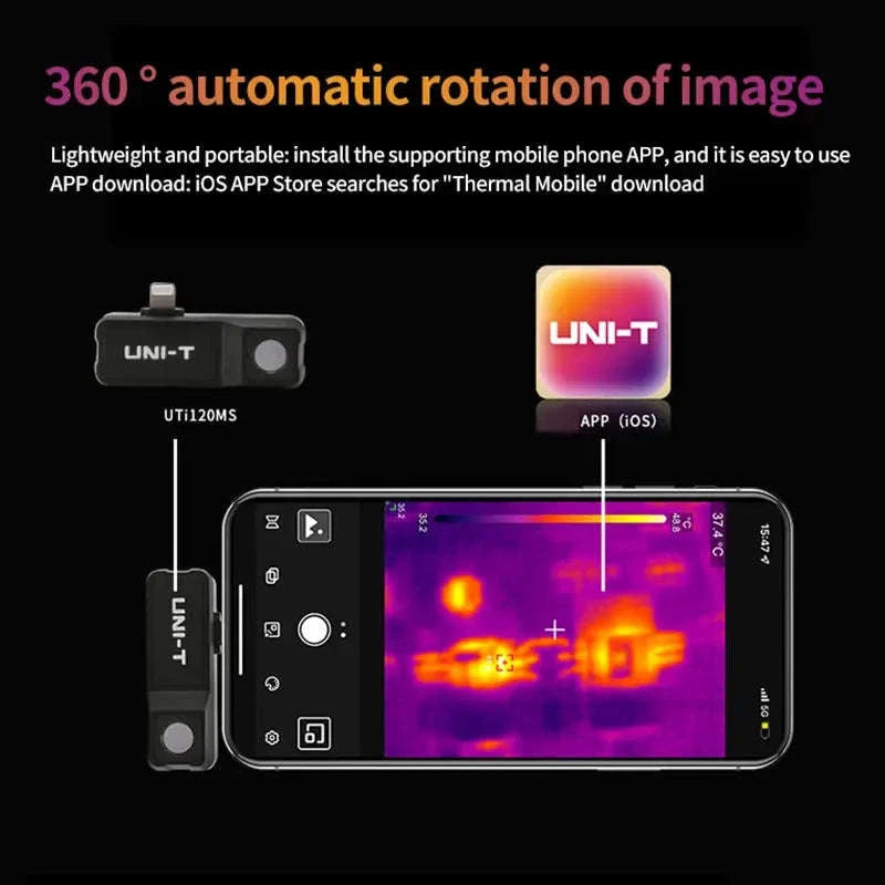 UNI-T Mobile Thermal Imager – Smartphone Infrared Camera Adapter-UTI120Mobile Android / CHINA