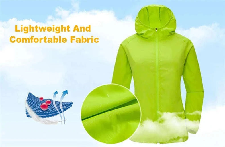 Unisex Waterproof Hiking Jacket for All-Weather Outdoor Comfort-Unisex White / XXXL