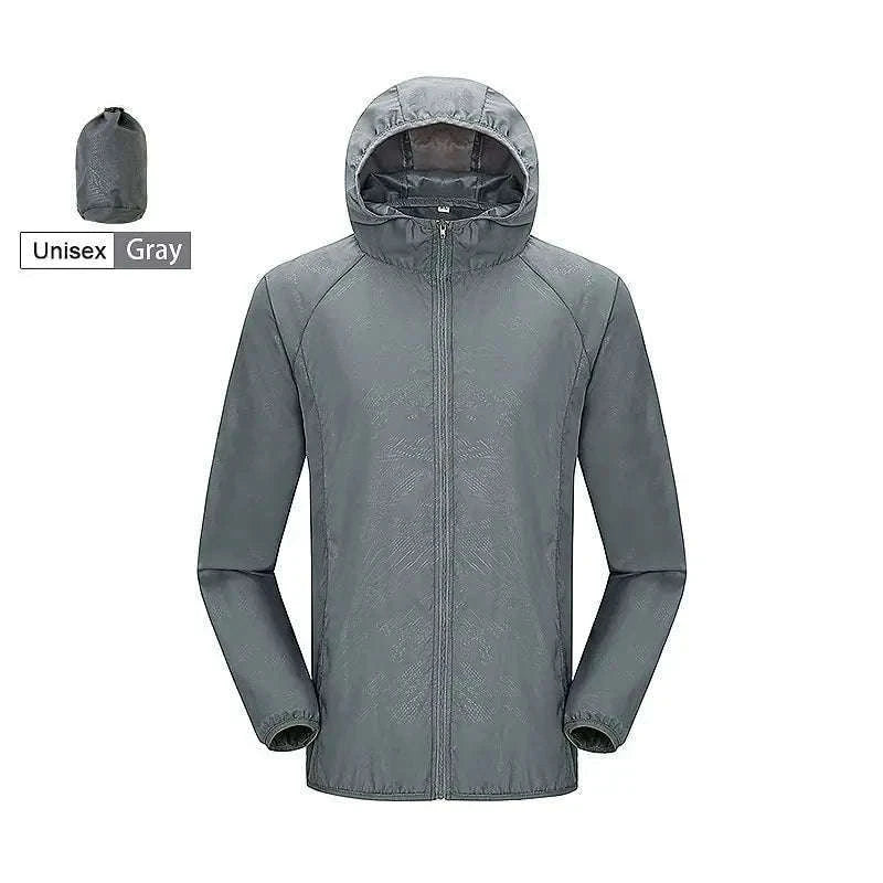 Unisex Waterproof Hiking Jacket for All-Weather Outdoor Comfort-Unisex White / XXXL