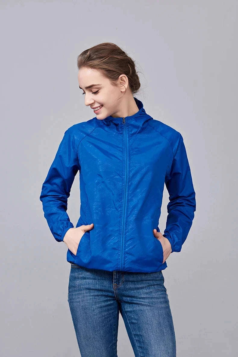 Unisex Waterproof Hiking Jacket for All-Weather Outdoor Comfort-Unisex White / XXXL