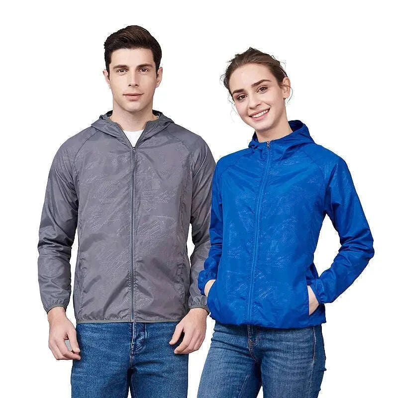 Unisex Waterproof Hiking Jacket for All-Weather Outdoor Comfort-Unisex White / XXXL