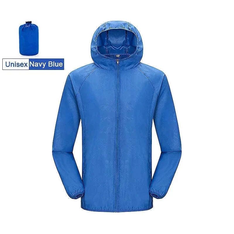 Unisex Waterproof Hiking Jacket for All-Weather Outdoor Comfort-Unisex White / XXXL