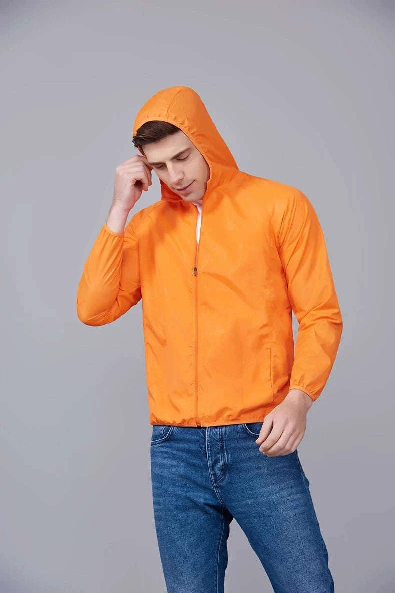 Unisex Waterproof Hiking Jacket for All-Weather Outdoor Comfort-Unisex White / XXXL
