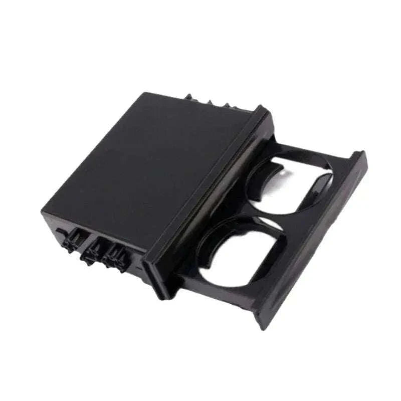 Universal 1 DIN Car Cup Holder Storage Box-Germany / Red
