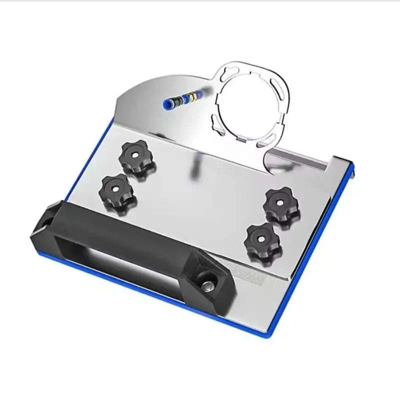 Universal 100° Angle Grinder Stand for Tile 45° Chamfer Cutting-Silver
