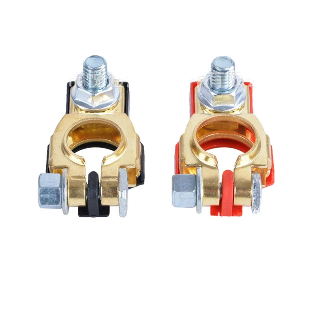 Universal 2-Piece 12V 24V Battery Terminals Clamps-Style 2 / Germany