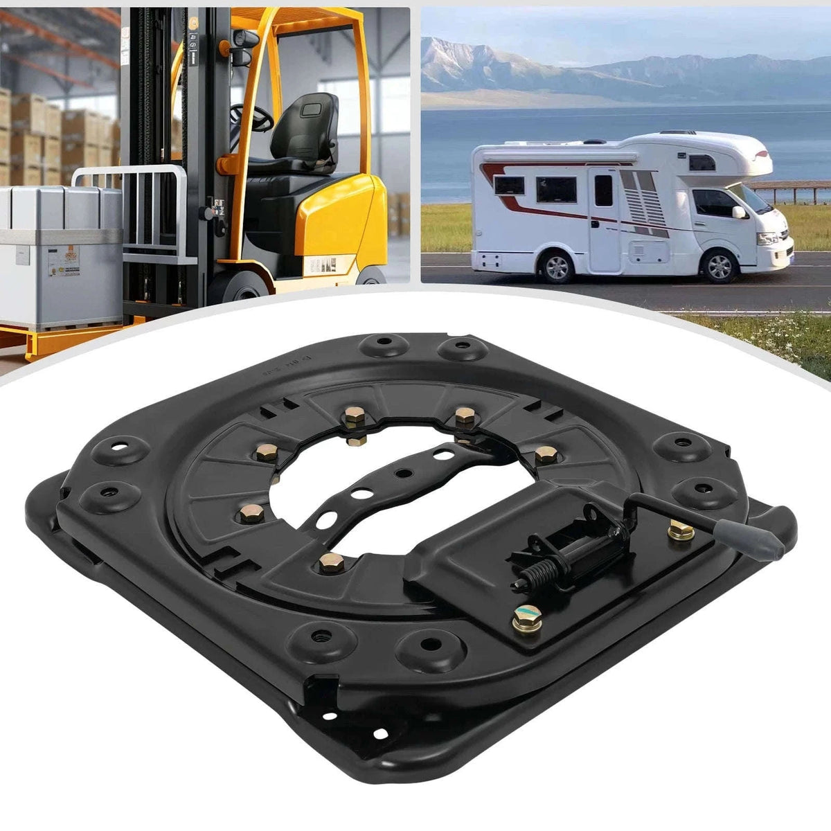 Universal 360 Degree Seat Swivel Base for RV, Caravan and Bus-Universal / United States