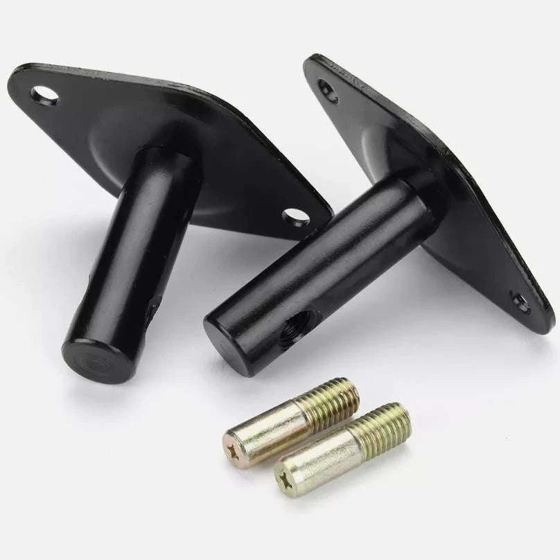 Universal Adjustable Car Seat Armrest Pair Kit PU Leather-black / Germany