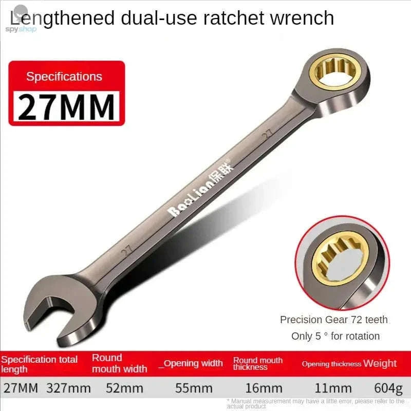 Universal Adjustable Torque Wrench for Precise Repair Work-17mm