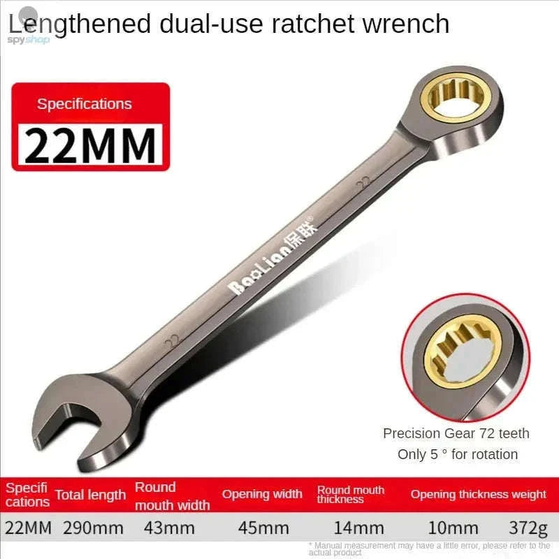 Universal Adjustable Torque Wrench for Precise Repair Work-17mm