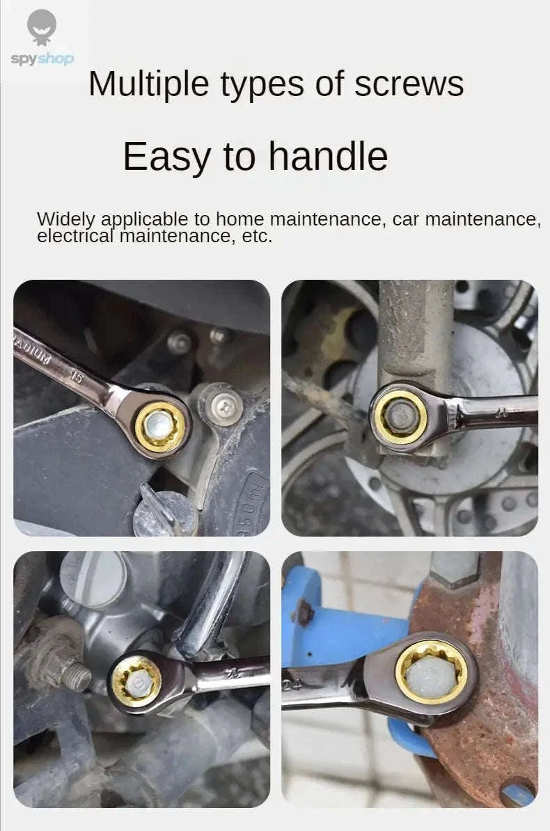 Universal Adjustable Torque Wrench for Precise Repair Work-17mm