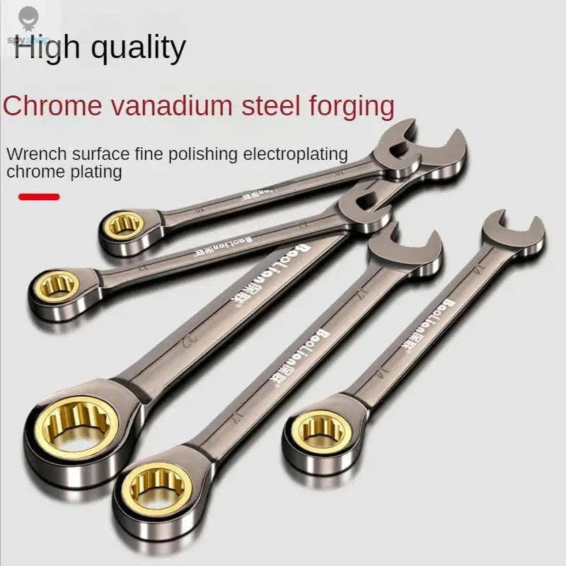 Universal Adjustable Torque Wrench for Precise Repair Work-17mm