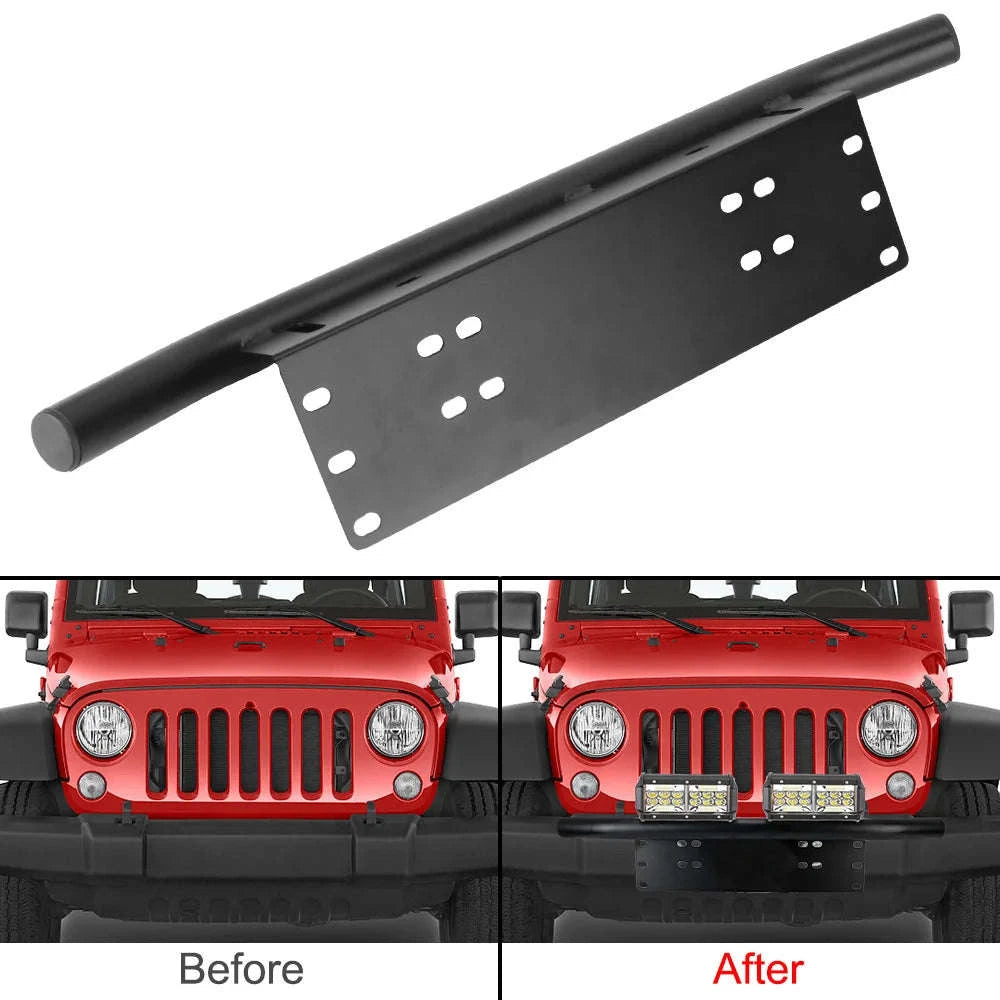 Universal Aluminum Alloy Off-Road Light Bar Mount Bracket-WHITE