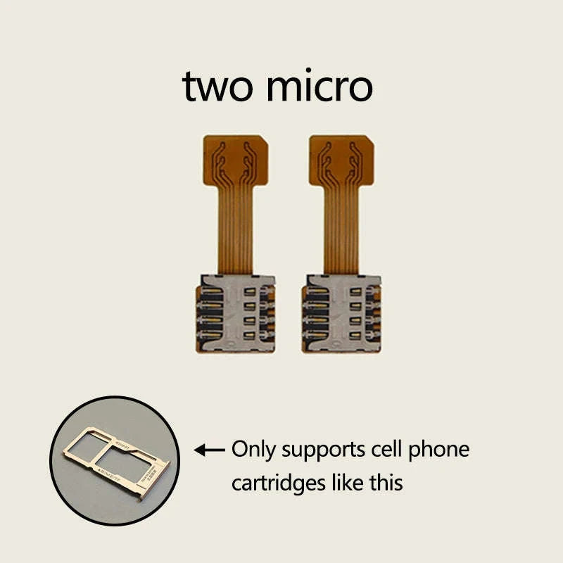 Universal Android Phone TF & Dual SIM Card Adapter-ONE NANO