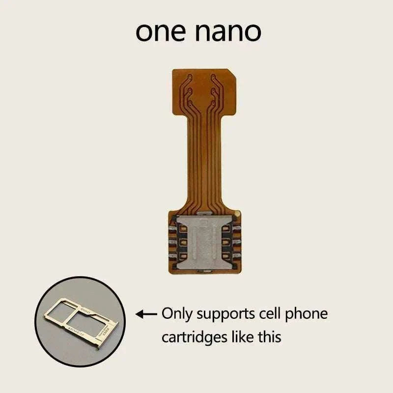 Universal Android Phone TF & Dual SIM Card Adapter-ONE NANO