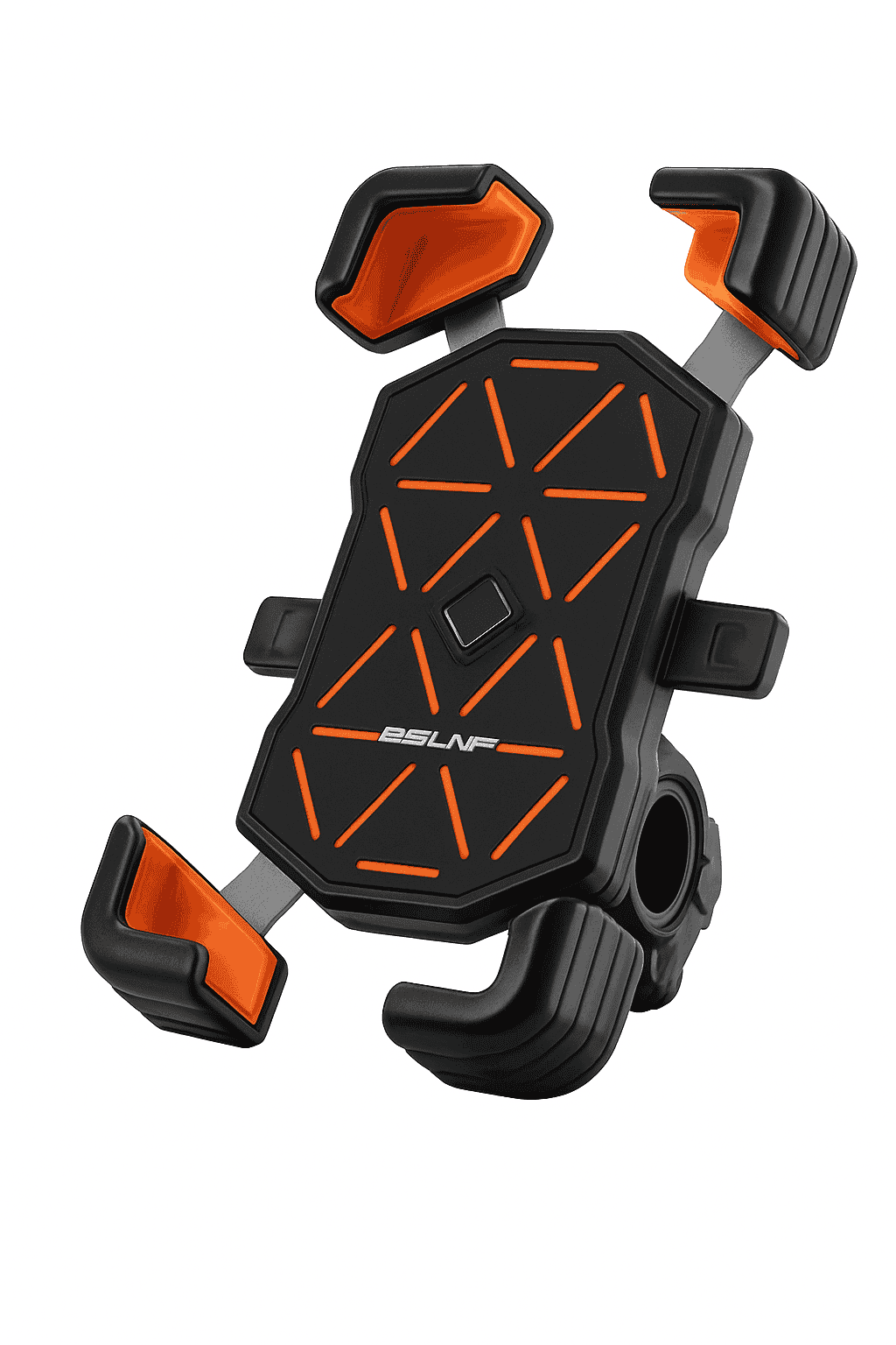 Universal Bike Phone Holder Mount for 4.5–7.2 Inch Devices-Orange Handlebar
