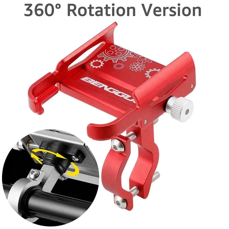 Universal Bike Phone Holder-Red-360