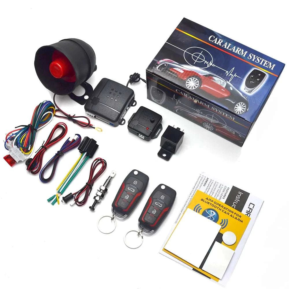 Universal Car Alarm System with Remote & App Keyless Entry Control-SQ606-001
