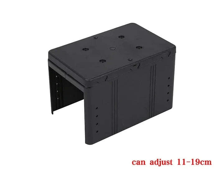 Universal Car Armrest Box Storage Accessory-B1 red line 3USB
