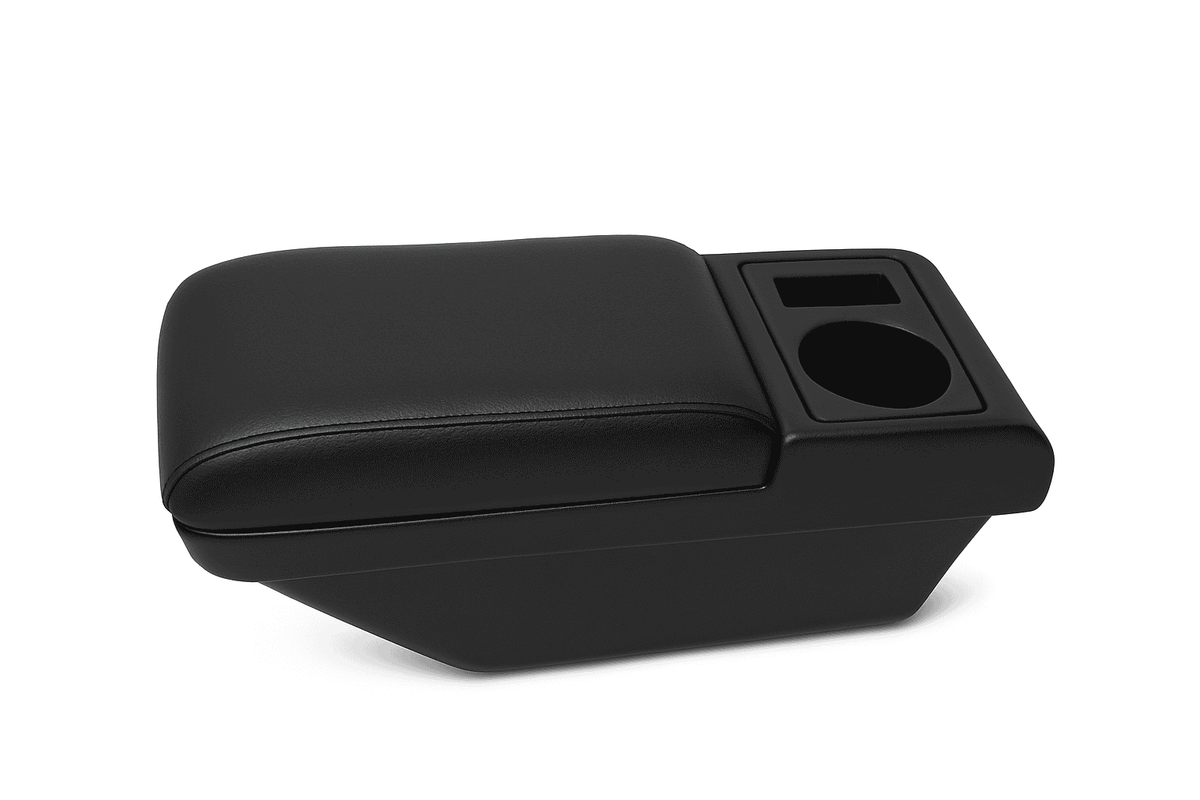 Universal Car Armrest with Cup Holder and USB Storage Box-B type Red