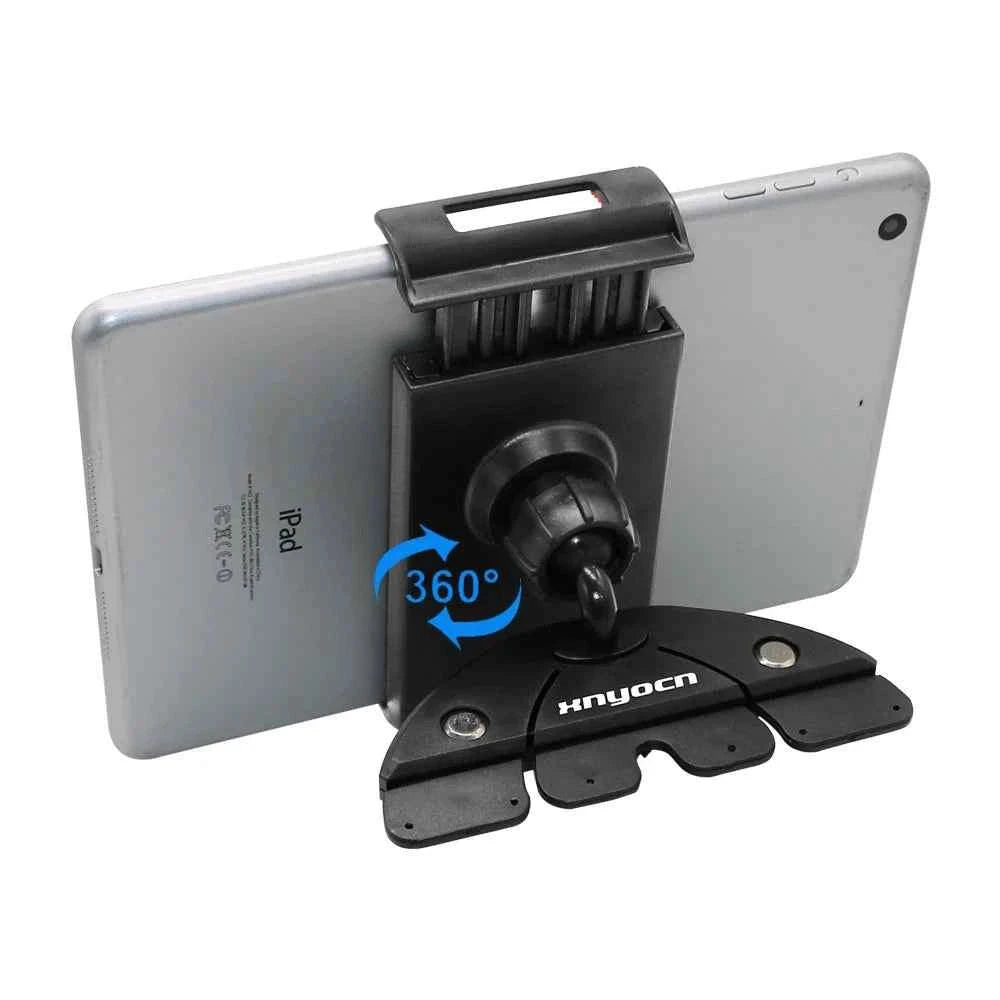 Universal Car CD Slot Tablet and Phone Holder Mount Stand-black