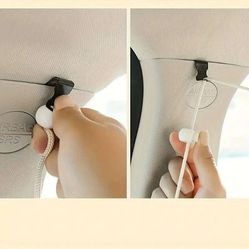 Universal Car Divider Curtain Privacy Partition Sun Shade-1 pc white